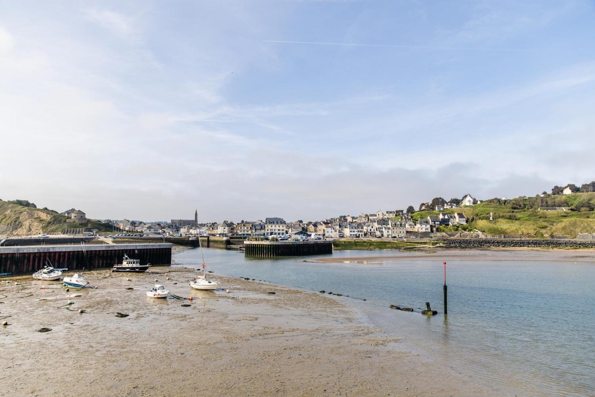 Mer Nature, Appartement Spacieux By Les Filles Du Bord De Mer, Petite Terrasse Vue Mer Port-en-Bessin-Huppain Zewnętrze zdjęcie